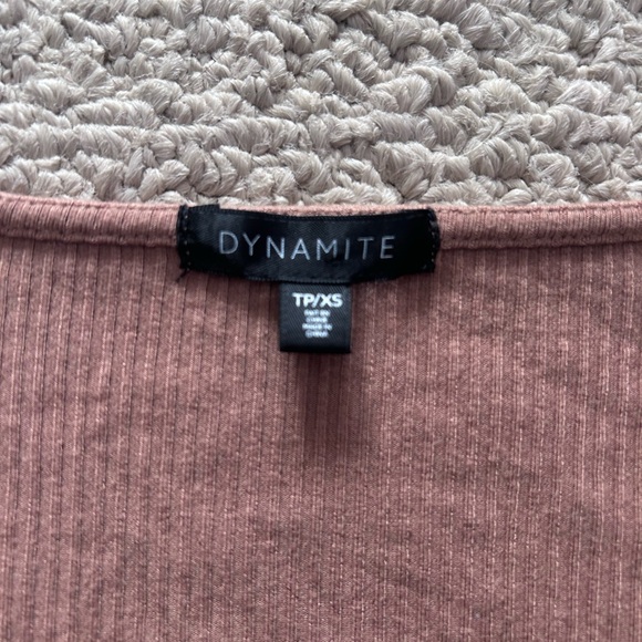 Dynamite Open Front Crop Top - Picture 2 of 4